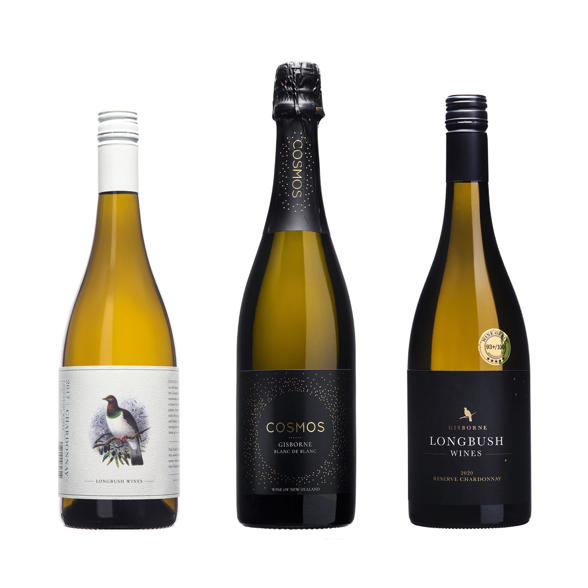 THREE SHADES OF CHARDONNAY– Longbush Wines